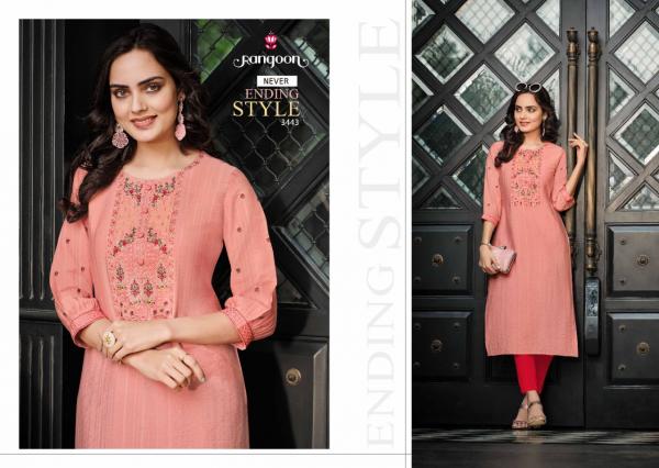 Rangoon Jeevika Designer Embroidery Kurti 